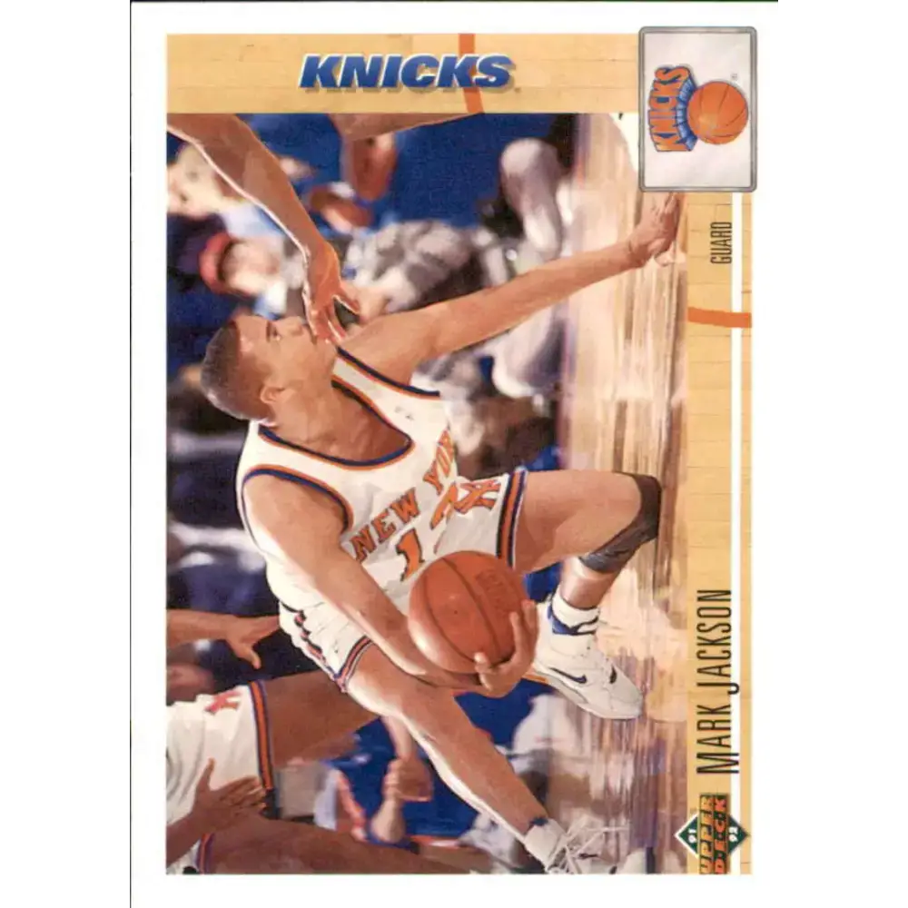 1991-92 Upper Deck #212 Mark Jackson NM-MT New York Knicks Basketball Card - Basketball Card Single