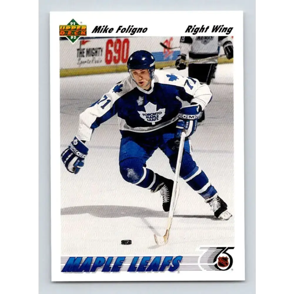 1991-92 Upper Deck #212 Mike Foligno NM-MT Hockey Card - Hockey Card Single