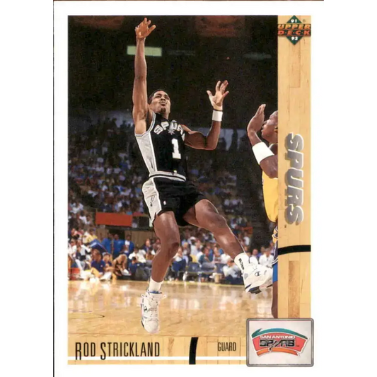 1991-92 Upper Deck #214 Rod Strickland NM-MT San Antonio Spurs Basketball Card - Basketball Card Single