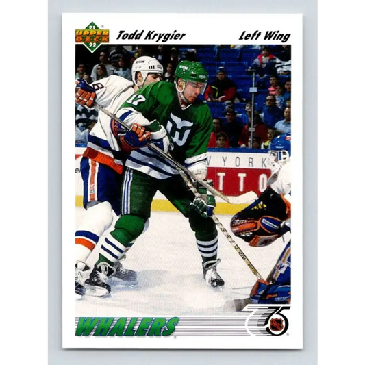 1991-92 Upper Deck #215 Todd Krygier NM-MT Hockey Card - Hockey Card Single