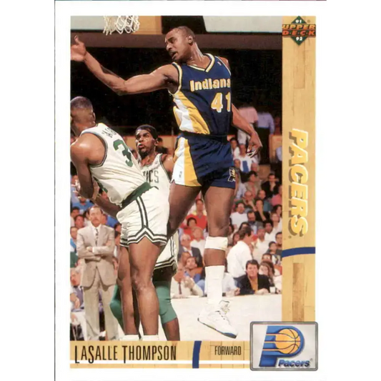1991-92 Upper Deck #218 LaSalle Thompson NM-MT Indiana Pacers Basketball Card - Basketball Card Single