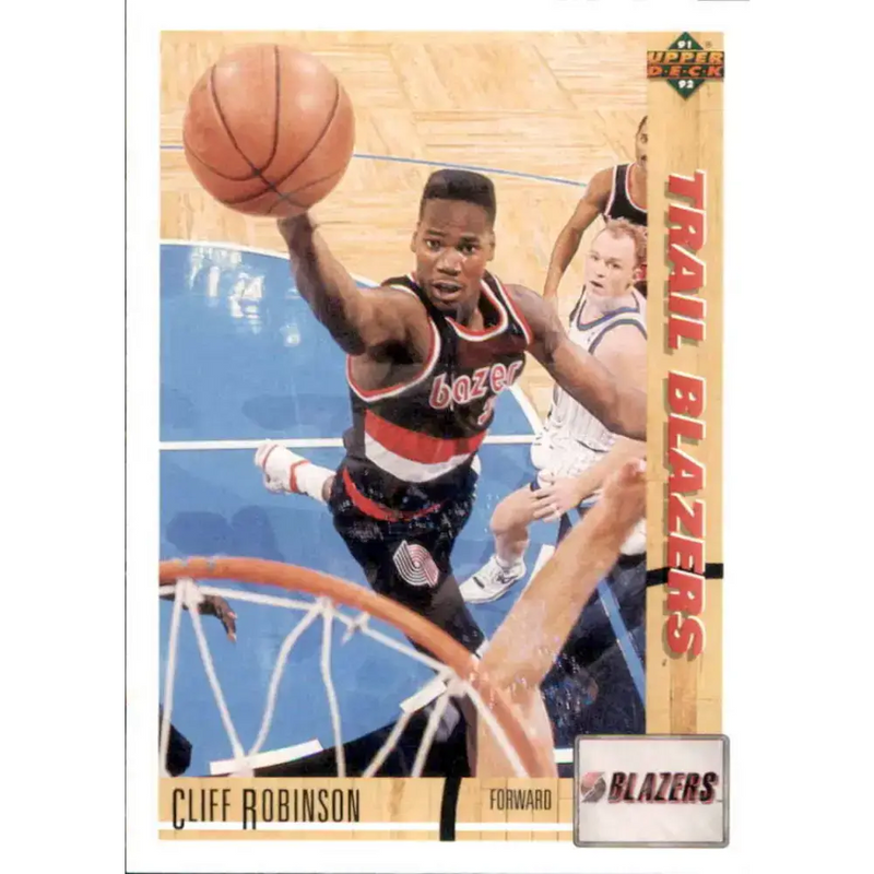 1991-92 Upper Deck #220 Clifford Robinson NM-MT Portland Trail Blazers Basketball Card - Basketball Card Single