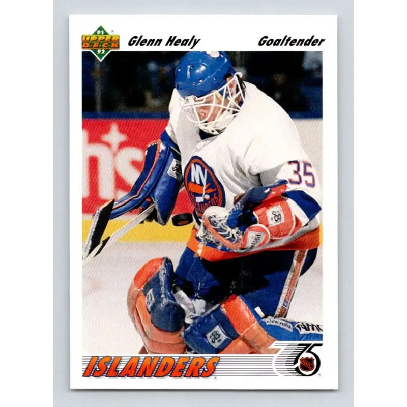 1991-92 Upper Deck #224 Glenn Healy NM-MT New York Islanders Hockey Card - Hockey Card Single