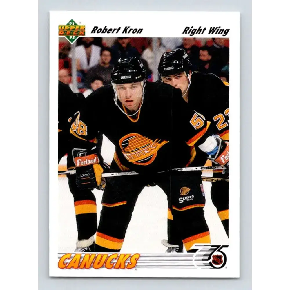 1991-92 Upper Deck #225 Robert Kron NM-MT Hockey Card - Hockey Card Single