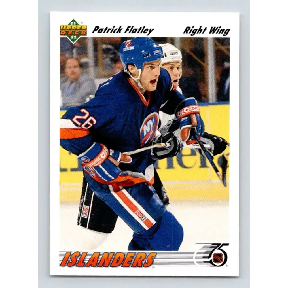 1991-92 Upper Deck #226 Patrick Flatley NM-MT New York Islanders Hockey Card - Hockey Card Single