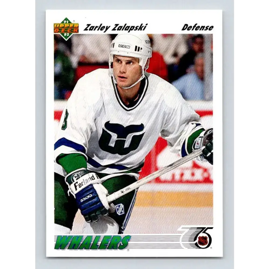 1991-92 Upper Deck #231 Zarley Zalapski NM-MT Hockey Card - Hockey Card Single
