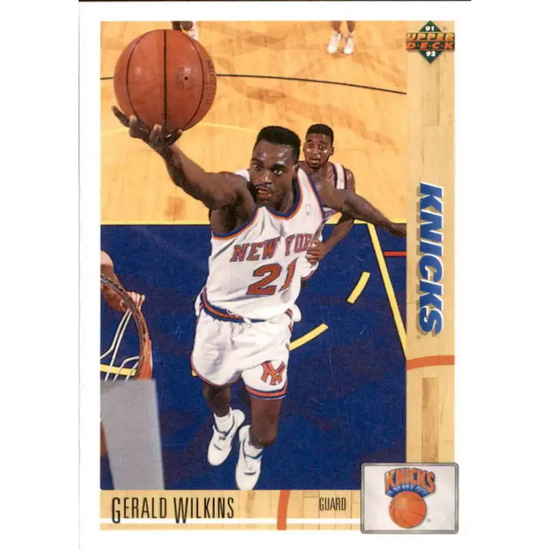 1991-92 Upper Deck #234 Gerald Wilkins NM-MT New York Knicks Basketball Card - Basketball Card Single