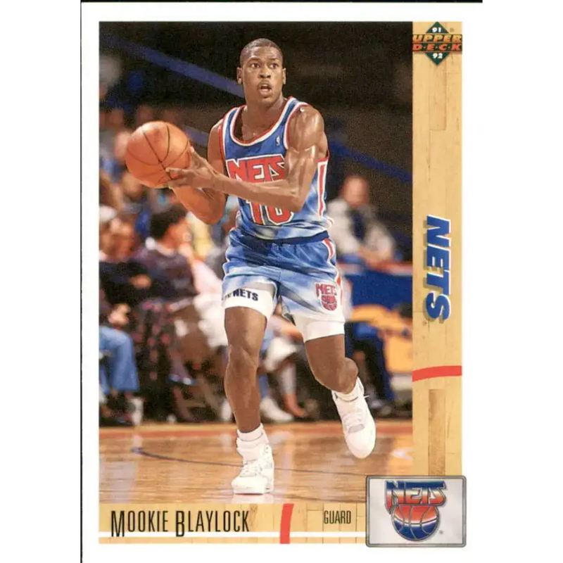 1991-92 Upper Deck #235 Mookie Blaylock NM-MT New Jersey Nets Basketball Card - Basketball Card Single