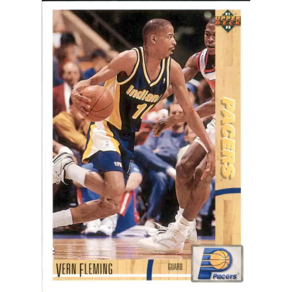 1991-92 Upper Deck #238 Vern Fleming NM-MT Indiana Pacers Basketball Card - Basketball Card Single