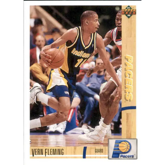 1991-92 Upper Deck #238 Vern Fleming NM-MT Indiana Pacers Basketball Card - Basketball Card Single