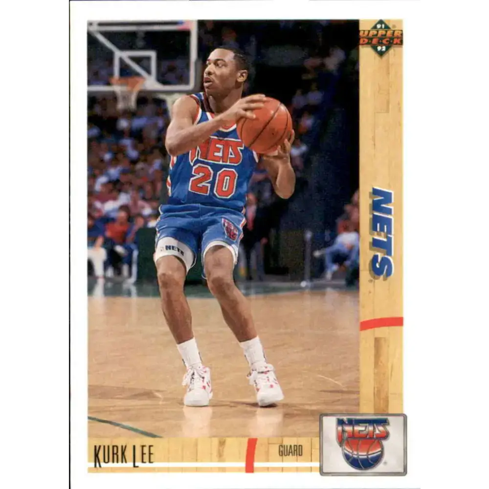 1991-92 Upper Deck #24 Kurk Lee NM-MT New Jersey Nets Basketball Card - Basketball Card Single