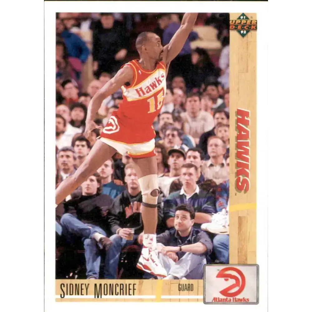 1991-92 Upper Deck #240 Sidney Moncrief NM-MT Atlanta Hawks Basketball Card - Basketball Card Single