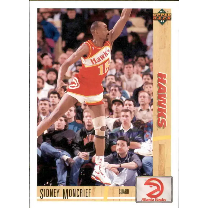 1991-92 Upper Deck #240 Sidney Moncrief NM-MT Atlanta Hawks Basketball Card - Basketball Card Single