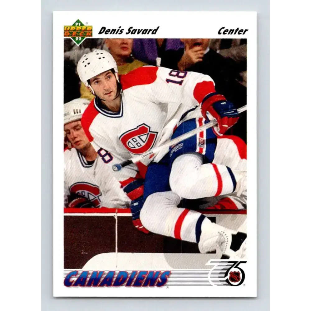 1991-92 Upper Deck #242 Denis Savard NM-MT Montreal Canadiens Hockey Card - Hockey Card Single