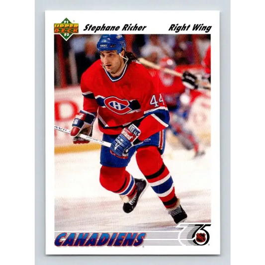 1991-92 Upper Deck #244 Stephane Richer NM-MT Hockey Card - Hockey Card Single