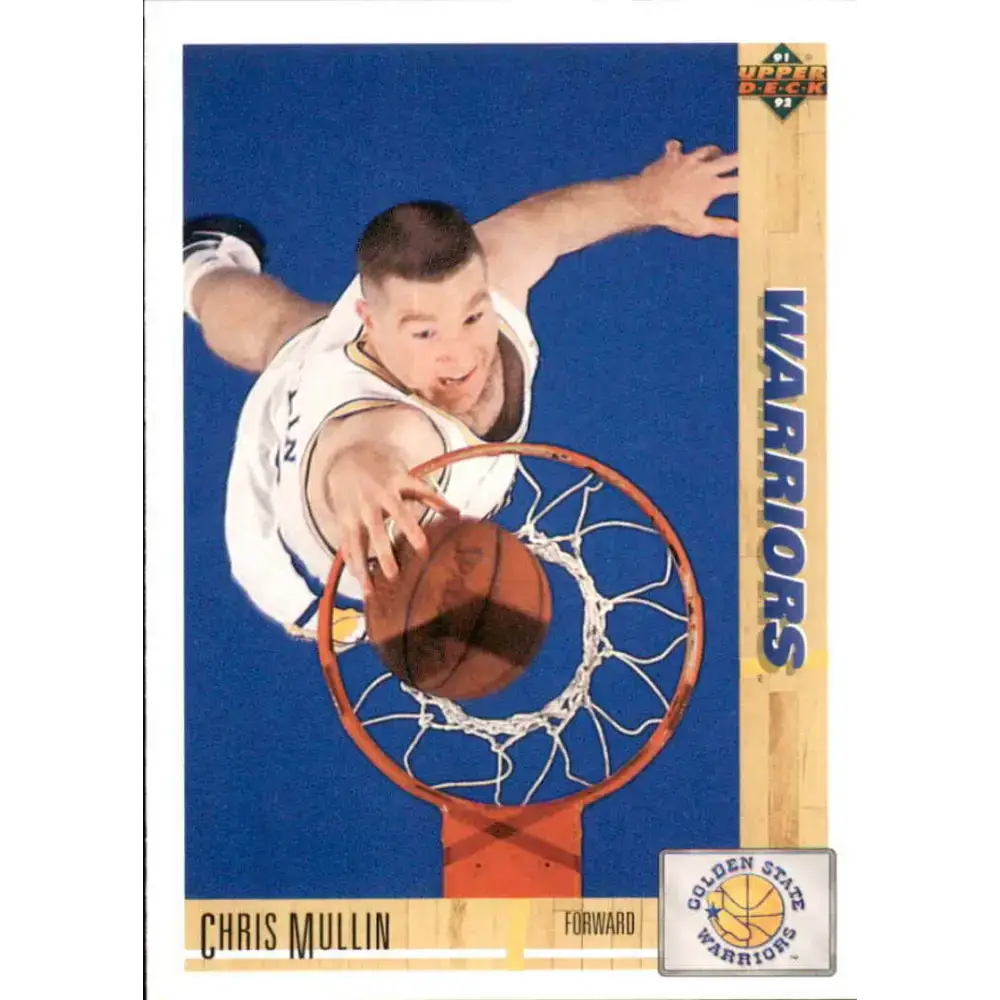 1991-92 Upper Deck #245 Chris Mullin NM-MT Golden State Warriors Basketball Card - Basketball Card Single