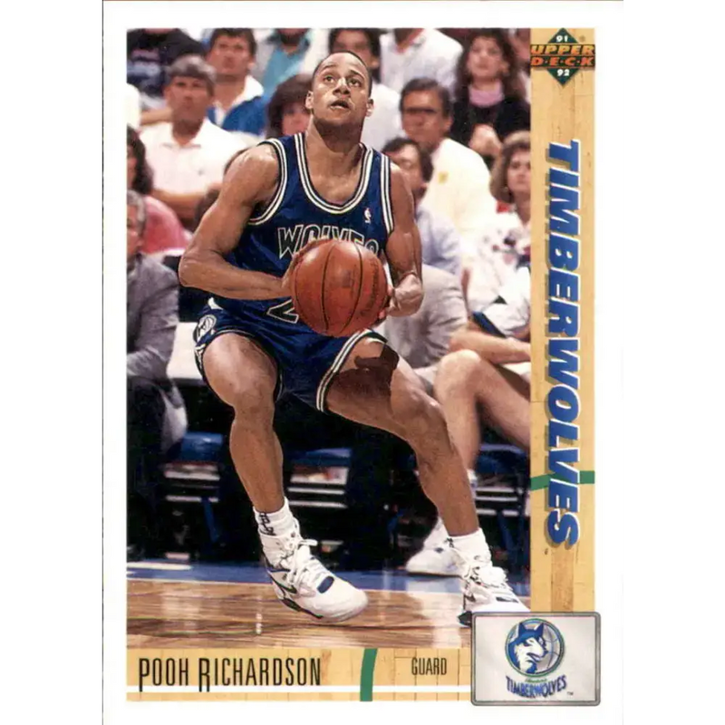 1991-92 Upper Deck #246 Pooh Richardson NM-MT Minnesota Timberwolves Basketball Card - Basketball Card Single