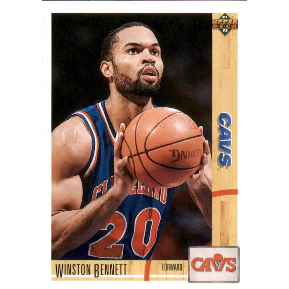1991-92 Upper Deck #247 Winston Bennett NM-MT Cleveland Cavaliers Basketball Card - Basketball Card Single