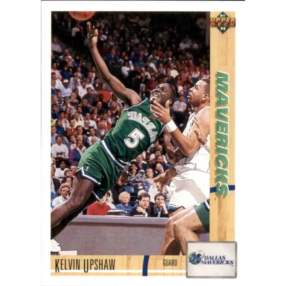 1991-92 Upper Deck #248 Kelvin Upshaw NM-MT Dallas Mavericks Basketball Card - Basketball Card Single