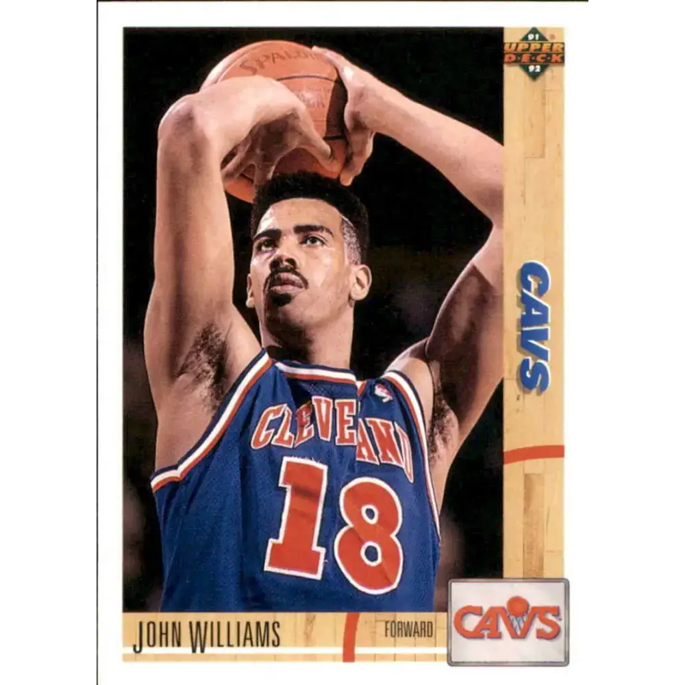 1991-92 Upper Deck #249 John Williams NM-MT Cleveland Cavaliers Basketball Card - Basketball Card Single