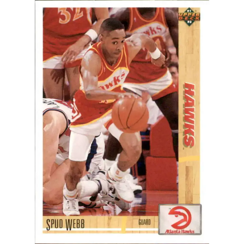 1991-92 Upper Deck #251 Spud Webb NM-MT Atlanta Hawks Basketball Card - Basketball Card Single
