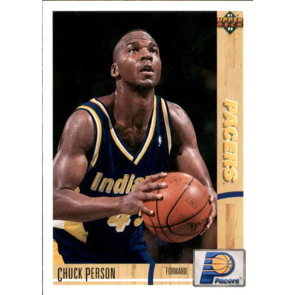 1991-92 Upper Deck #253 Chuck Person NM-MT Indiana Pacers Basketball Card - Basketball Card Single