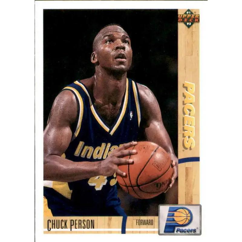 1991-92 Upper Deck #253 Chuck Person NM-MT Indiana Pacers Basketball Card - Basketball Card Single