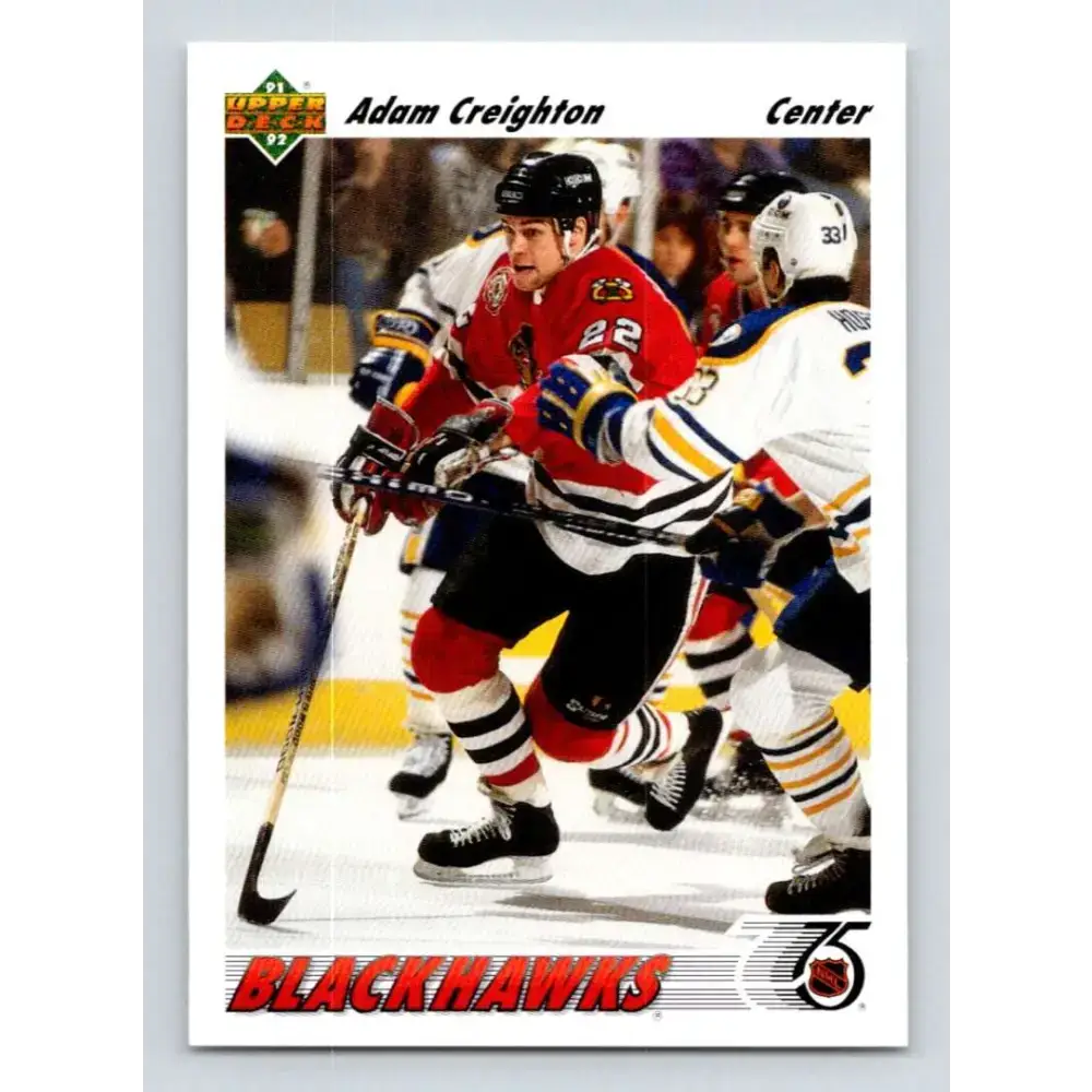 1991-92 Upper Deck #254 Adam Creighton NM-MT Hockey Card - Hockey Card Single