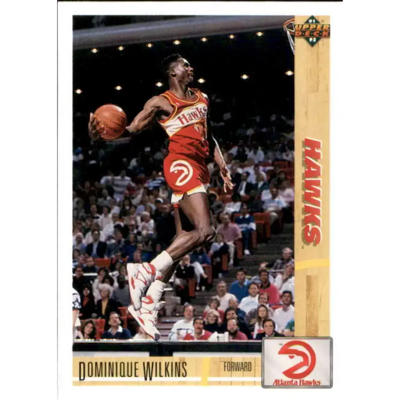 1991-92 Upper Deck #255 Dominique Wilkins NM-MT Atlanta Hawks Basketball Card - Basketball Card Single