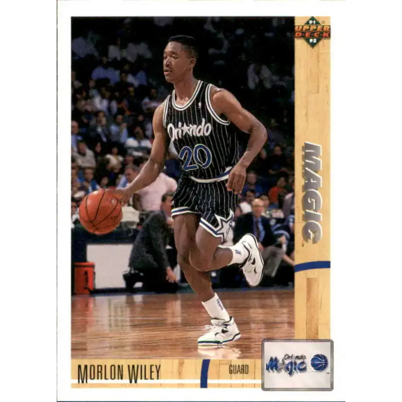 1991-92 Upper Deck #26 Morlon Wiley NM-MT Orlando Magic Basketball Card - Basketball Card Single
