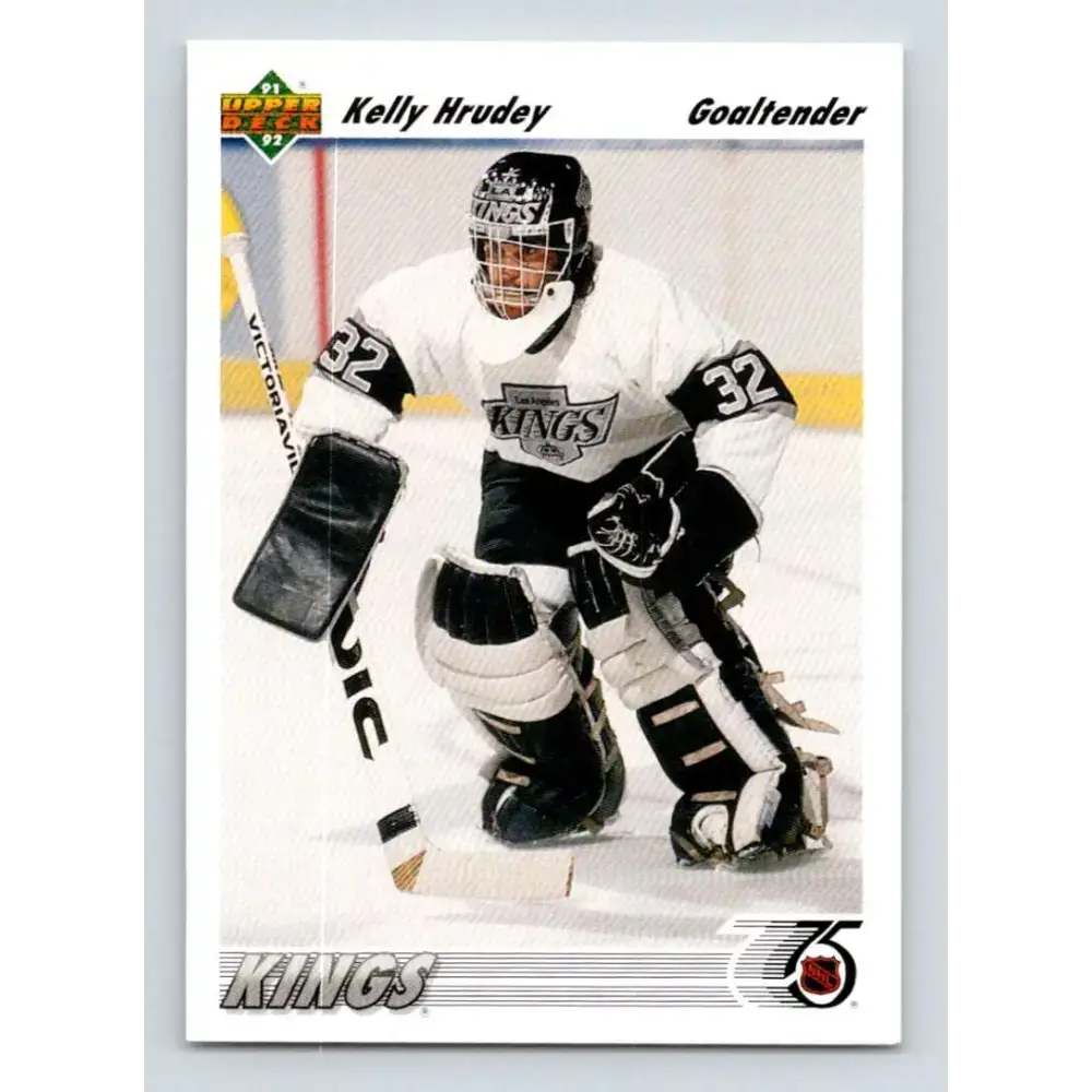 1991-92 Upper Deck #262 Kelly Hrudey NM-MT Los Angeles Kings Hockey Card - Hockey Card Single