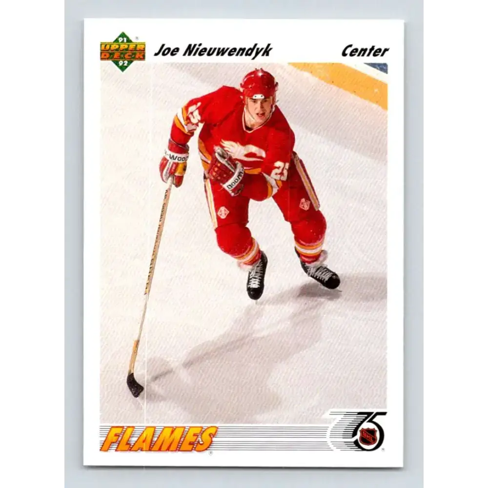 1991-92 Upper Deck #263 Joe Nieuwendyk NM-MT Calgary Flames Hockey Card - Hockey Card Single