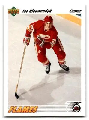 1991-92 Upper Deck #263b Joe Nieuwendyk - Hockey Card Single