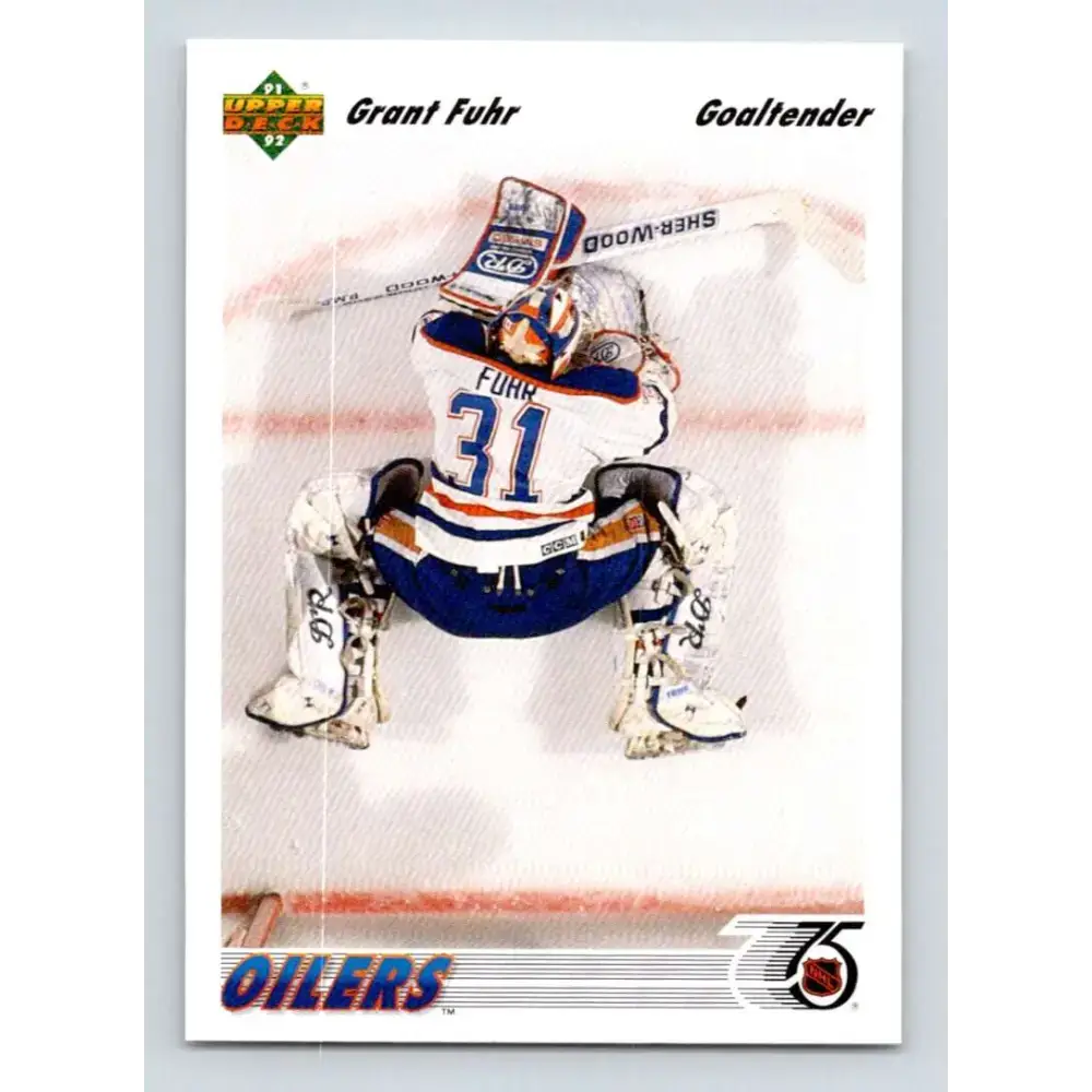1991-92 Upper Deck #264 Grant Fuhr NM-MT Hockey Card - Hockey Card Single