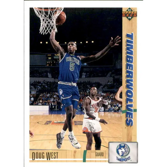 1991-92 Upper Deck #269 Doug West NM-MT Minnesota Timberwolves Basketball Card - Basketball Card Single
