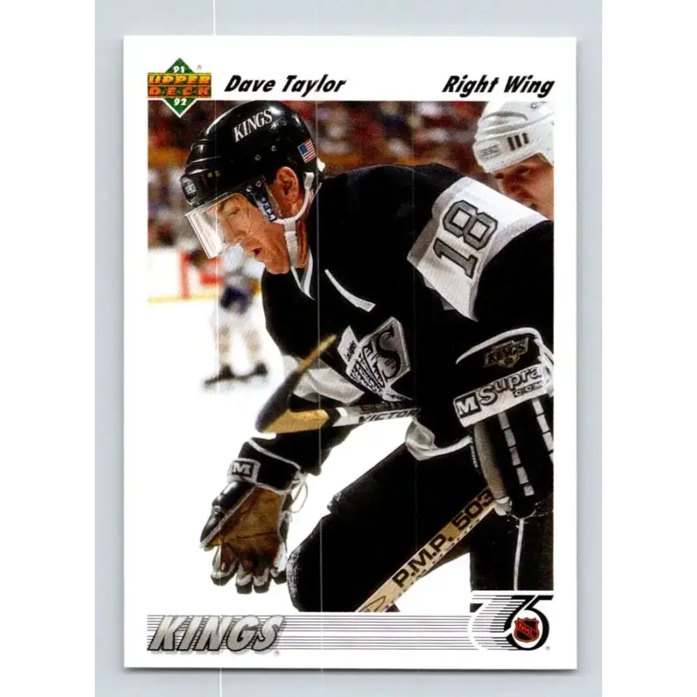 1991-92 Upper Deck #270 Dave Taylor NM-MT Los Angeles Kings Hockey Card - Hockey Card Single