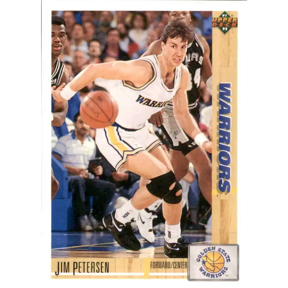 1991-92 Upper Deck #270 Jim Petersen NM-MT Golden State Warriors Basketball Card - Basketball Card Single