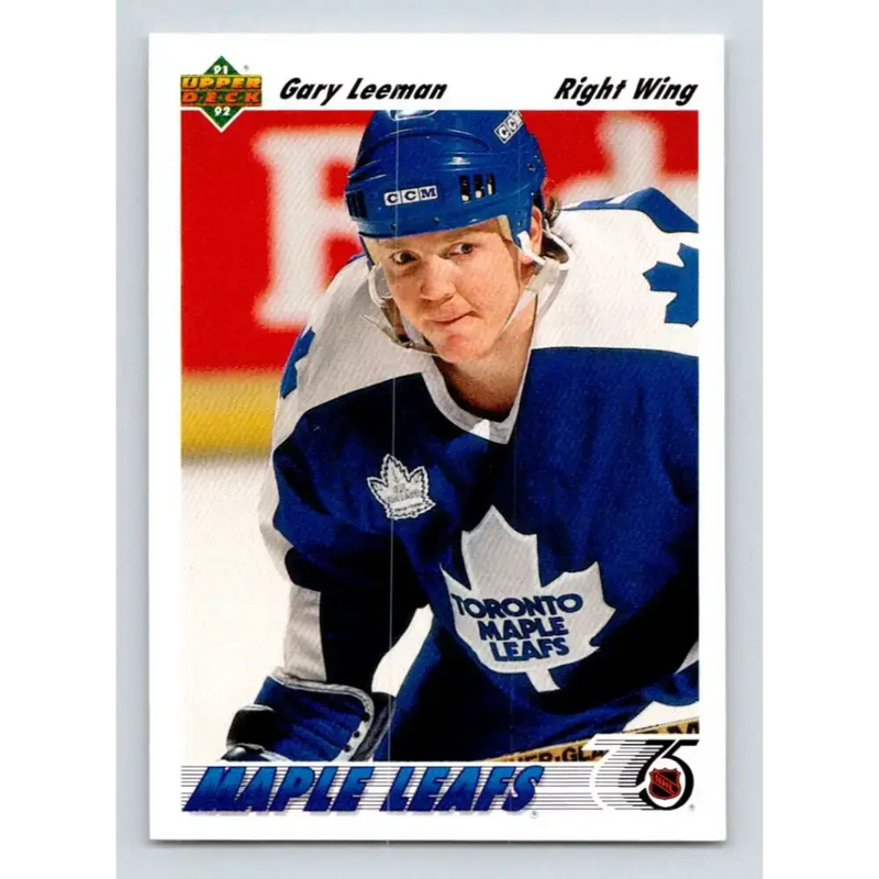 1991-92 Upper Deck #272 Gary Leeman NM-MT Hockey Card - Hockey Card Single