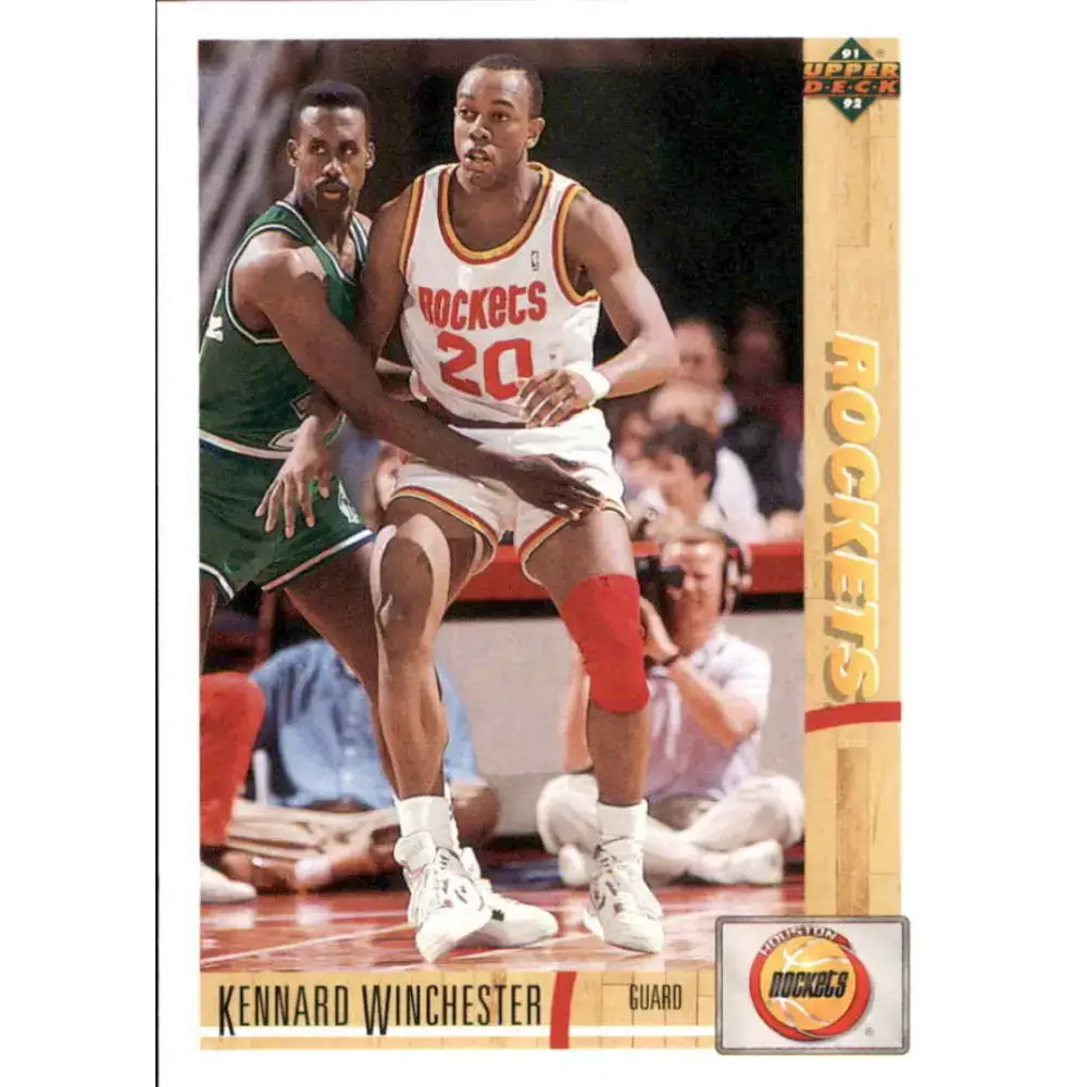 1991-92 Upper Deck #273 Kennard Winchester NM-MT RC Rookie Houston Rockets Basketball Card - Basketball Card Single