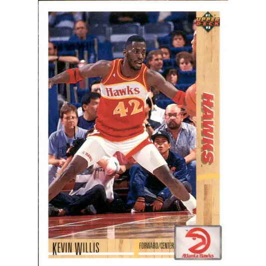 1991-92 Upper Deck #278 Kevin Willis NM-MT Atlanta Hawks Basketball Card - Basketball Card Single