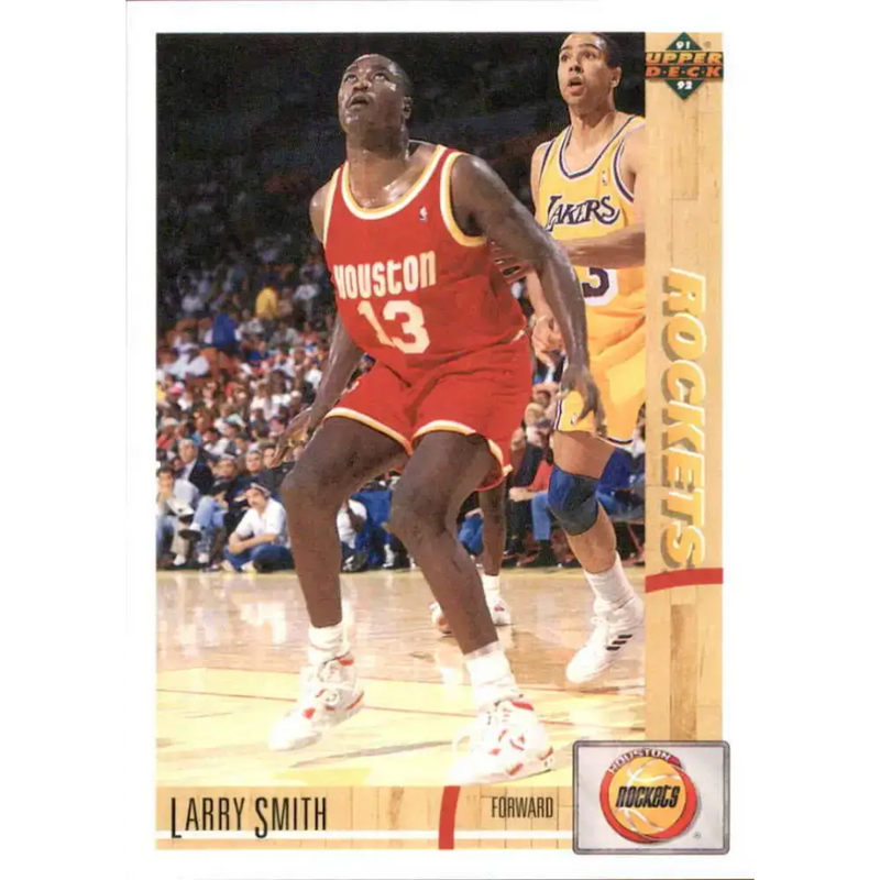 1991-92 Upper Deck #280 Larry Smith NM-MT Houston Rockets Basketball Card - Basketball Card Single