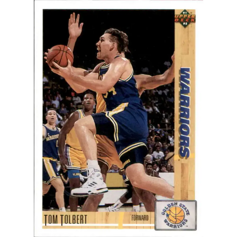1991-92 Upper Deck #283 Tom Tolbert NM-MT Golden State Warriors Basketball Card - Basketball Card Single