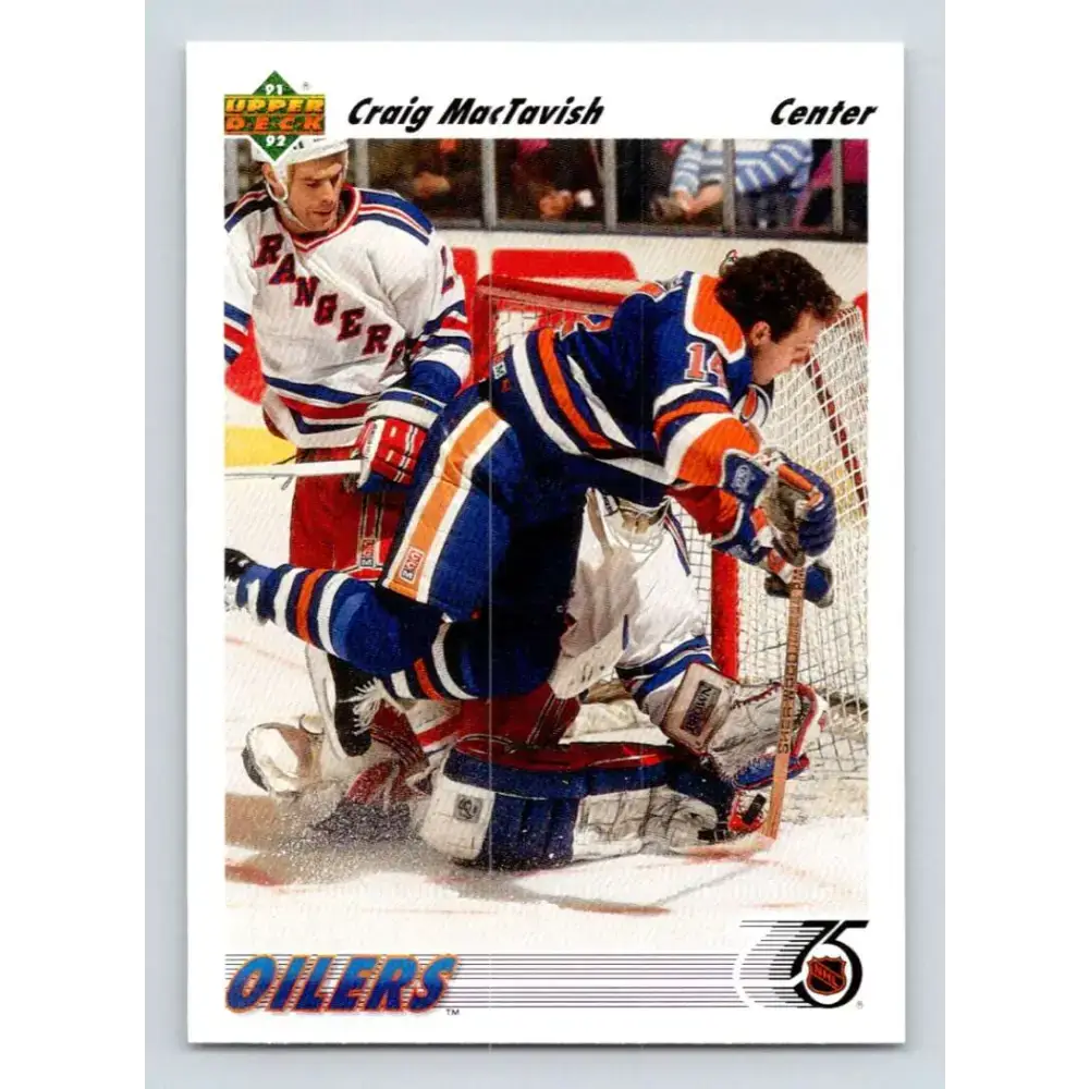 1991-92 Upper Deck #284 Craig MacTavish NM-MT Edmonton Oilers Hockey Card - Hockey Card Single