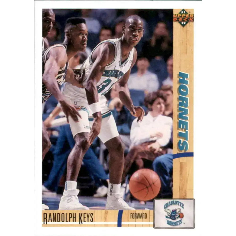 1991-92 Upper Deck #285 Randolph Keys NM-MT Charlotte Hornets Basketball Card - Basketball Card Single