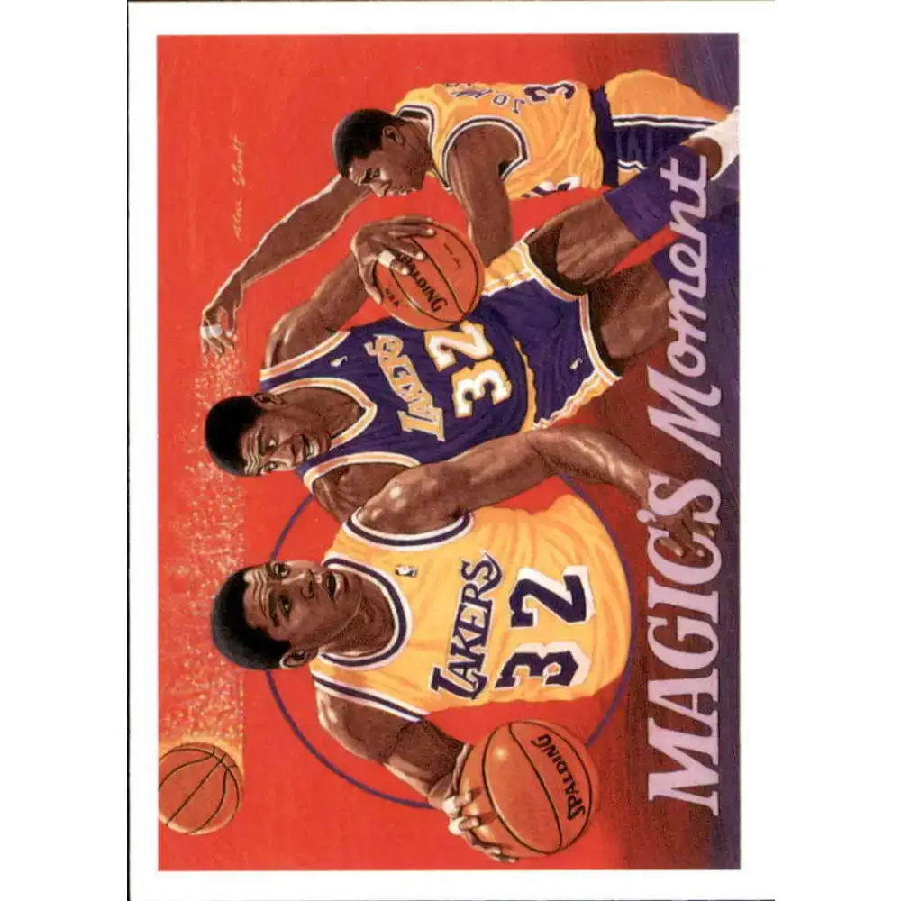 1991-92 Upper Deck #29 Magic Johnson NM-MT SP Los Angeles Lakers Basketball Card - Basketball Card Single