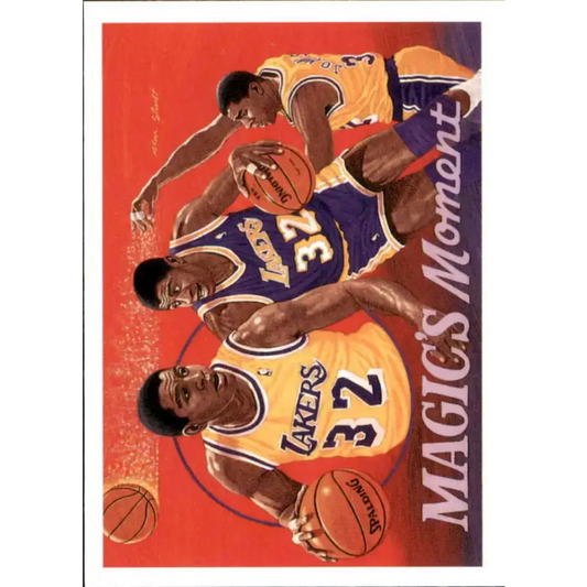 1991-92 Upper Deck #29 Magic Johnson NM-MT SP Los Angeles Lakers Basketball Card - Basketball Card Single
