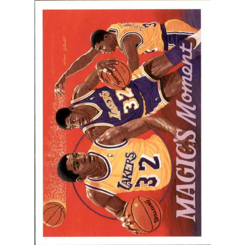 1991-92 Upper Deck #29 Magic Johnson NM-MT SP Los Angeles Lakers Basketball Card - Basketball Card Single