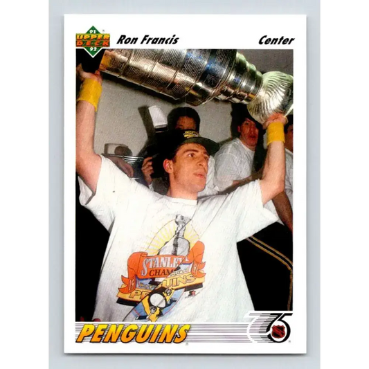 1991-92 Upper Deck #299 Ron Francis NM-MT Hockey Card - Hockey Card Single