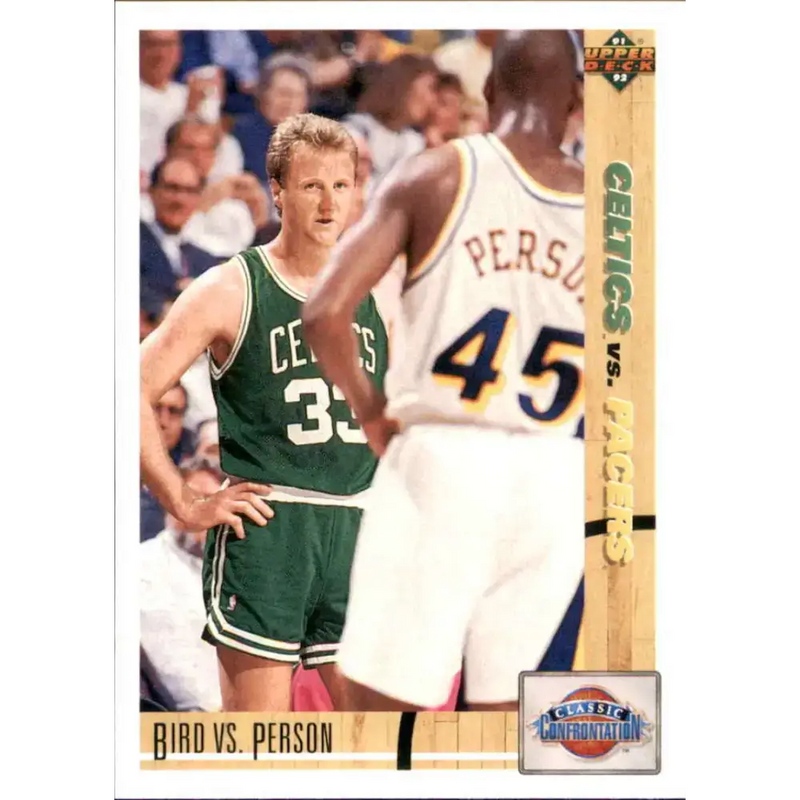 1991-92 Upper Deck #30 Larry Bird/Chuck Person CC NM-MT Boston Celtics/Indiana Pacers Basketball Card - Basketball Card