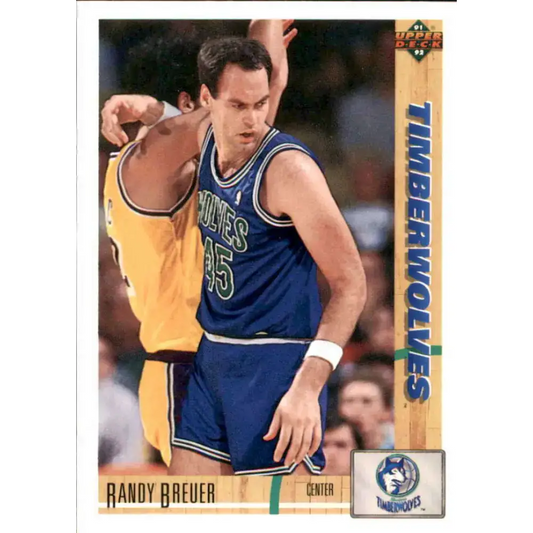 1991-92 Upper Deck #301 Randy Breuer NM-MT Minnesota Timberwolves Basketball Card - Basketball Card Single